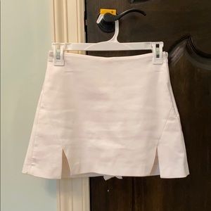 White Zara skort